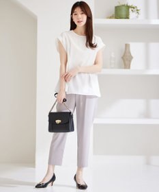 ANY SIS L 【洗える】カラミタンブラータック ブラウス