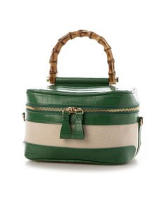 UNBILLION kakatoo バンブーハンドル2wayバニティバッグ