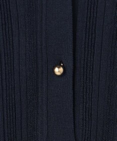 BEIGE， GOVERNOR / シアーリブ スキッパーニット