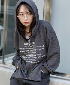 WEGO 【ユニセックス着用ITEM】メッシュZIPパーカー