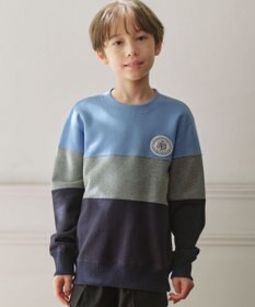 J.PRESS KIDS 【100-130cm】COMBI トリコロール トレーナー