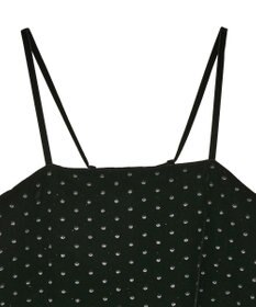 YECCA VECCA グリッタードットベロアオーバーキャミ