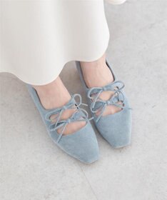 earth music&ecology Ｗリボンパンプス