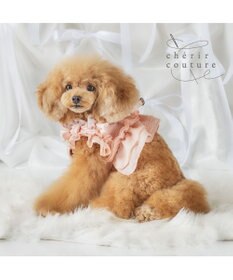 PET PARADISE cherircouture ツイード ベストハーネス 《ピンク》 ＳＳ