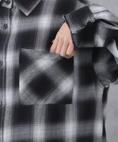 WEGO チェックBIGシャツ