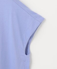 組曲 【汗ジミ防止・撥水】GIZAプレーティング天竺フレンチスリーブ カットソー