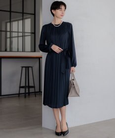 23区 L 【洗える】クリスタルアムンゼン プリーツワンピース