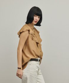 GRACE CONTINENTAL フリルスキッパーブラウス