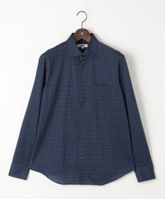 JOSEPH ABBOUD 【キングサイズ・快適な着心地・イージーケア】コンパクトジャージープリント シ ャツ