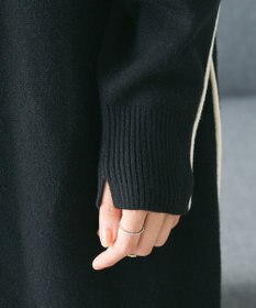 CRAFT STANDARD BOUTIQUE とてもちライン入りニットワンピース