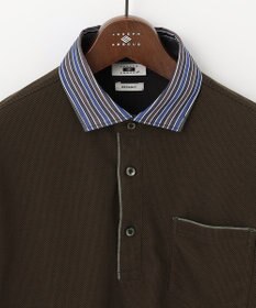 JOSEPH ABBOUD 【キングサイズ・オーガニックコットン】長袖ダディポロシャツ