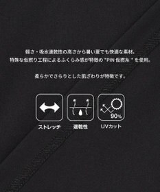 PW CIRCULUS 【WOMEN】メッシュコンビ モックネック  ゴルフウェア レディース