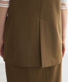 YECCA VECCA ドライタッチ金釦テーラードジレ