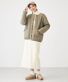 SHARE PARK LADIES フラップポケットタイトスカート