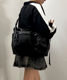 WEGO 【ユニセックス着用ITEM】立体ポケットBIGショルダー