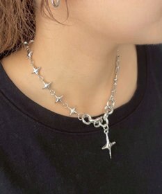 WEGO Lデザインチェーンモチーフネックレス