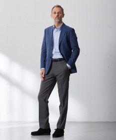 J.PRESS MEN 【J.PRESS BASIC】ペピンメリノコンフォート ラスティックハウンドトゥース スラックス