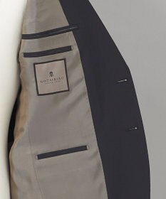 GOTAIRIKU オールシーズン対応【御幸毛織】WOOL×SOLOTEX ストレッチスーツ（ブラックストライプ）