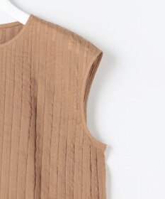 自由区 S 【涼やか】エアリーコットンリップピンタックフレンチスリーブ ブラウス