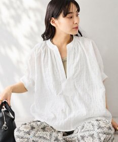 CRAFT STANDARD BOUTIQUE ナチュラルワッシャーブラウス【WEB限定カラー有り】