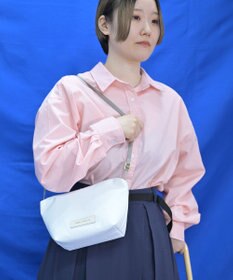 Hekhèr Le Style de Vie 新型追加【日本製 / 汚れにくい】PUコートコットンキャンバス×牛革付属 ショルダーバッグ