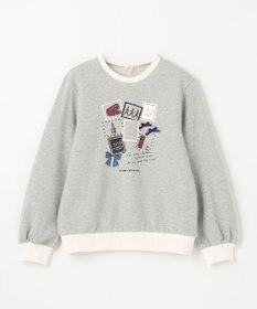 組曲 KIDS 【150-160cm】ロンドンスタンプ トレーナー