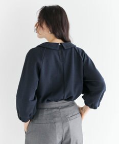 #Newans 【セレモニーにも/洗濯機可】ランタンスリーブブラウス