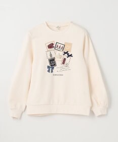 組曲 KIDS 【150-160cm】ロンドンスタンプ トレーナー