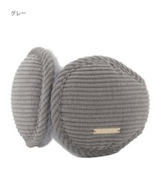 MOONBAT FURLA(フルラ) コーデュロイ×ファー バックアームイヤマフ