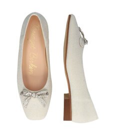 Bridget Birkin 【Bridget Birkin】ビジューリボンラメパンプス