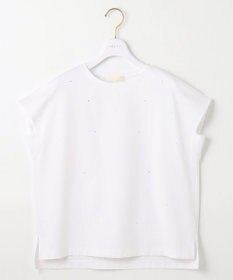 ANY SIS 【洗える】ビジュー付き カットソー