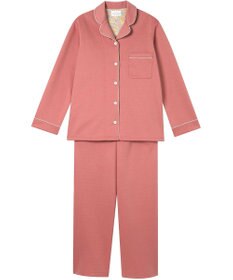 une nana cool 【綿混】ハイゲージダブルエアー 長袖開襟パジャマ MADE WITH LIBERTY FABRIC