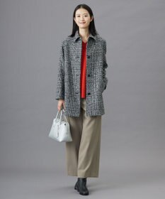 J.PRESS LADIES L 【洗える】CASHMERE BLEND Vネック プルオーバーニット