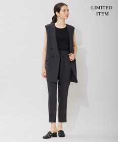 ICB 【WEB限定・洗える】BackSatinGeorgette ドロストパンツ