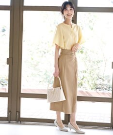 ANY SIS スムージーポリエステル スキッパー ブラウス