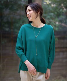 ANY L ゆるチュニックニット