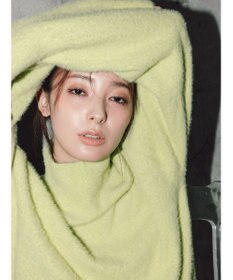 Te chichi 【宮本茉由着用】ハイネックフェザーニット