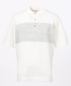 JOSEPH ABBOUD MOUNTAIN 【SPACE】OGストレッチコットン ニットポロシャツ