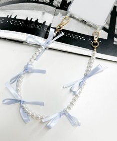WEGO リボンパールハンドストラップ