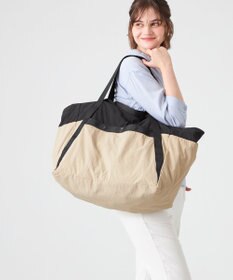 LA BAGAGERIE 【MONICA】ダブルハンドル　パッカブルビッグバッグ