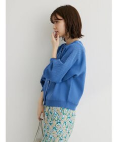 Green Parks ・ｆｕｒｒｙ　ｒａｔｅ２ｗａｙかる~いニットカーデ