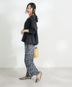 CRAFT STANDARD BOUTIQUE フリンジ紐付ペプラムブラウス