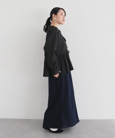 CRAFT STANDARD BOUTIQUE フリンジ紐付ペプラムブラウス