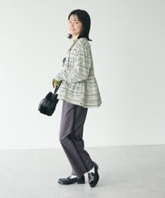 CRAFT STANDARD BOUTIQUE フリンジ紐付ペプラムブラウス