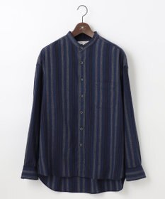 JOSEPH ABBOUD MOUNTAIN 【SPACE／UNISEX】JCヘリンボンワイドストライプ シャツ