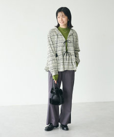 CRAFT STANDARD BOUTIQUE フリンジ紐付ペプラムブラウス