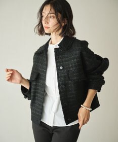 #Newans ツイードブルゾン