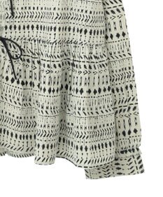 CRAFT STANDARD BOUTIQUE フリンジ紐付ペプラムブラウス