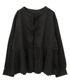 CRAFT STANDARD BOUTIQUE フリンジ紐付ペプラムブラウス