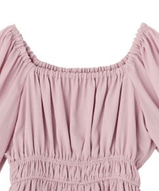 earth music&ecology バルーンヘムブラウス